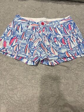 Lilly Pulitzer Red Right Return Callahan Short